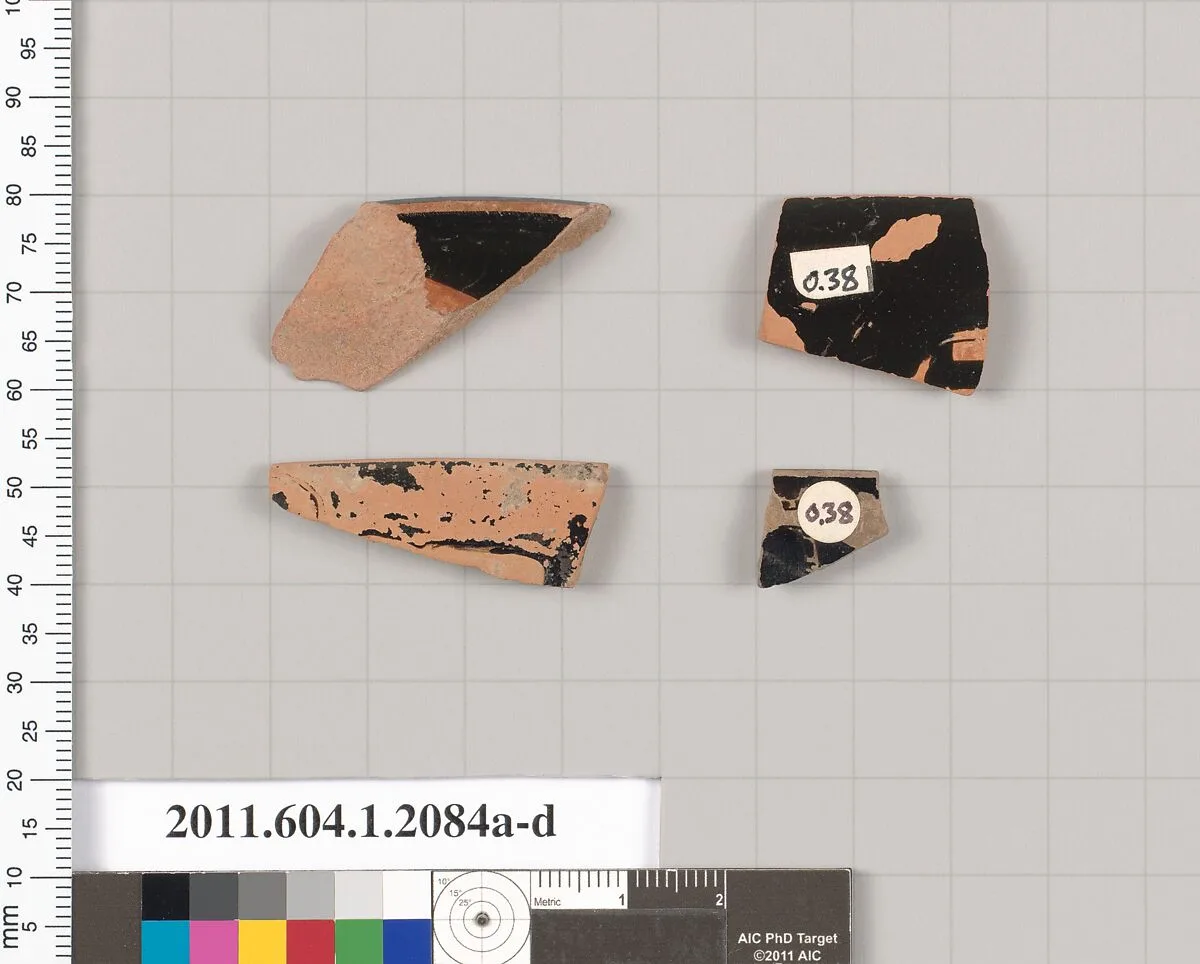 Terracotta rim fragments of kylikes (drinking cups) — Unknown
