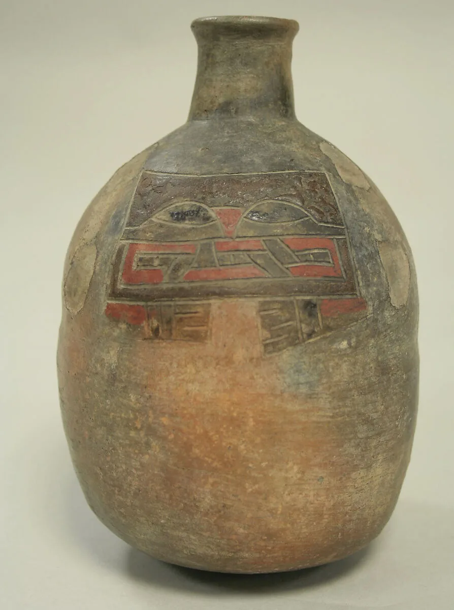 Bottle, Feline face — Unknown