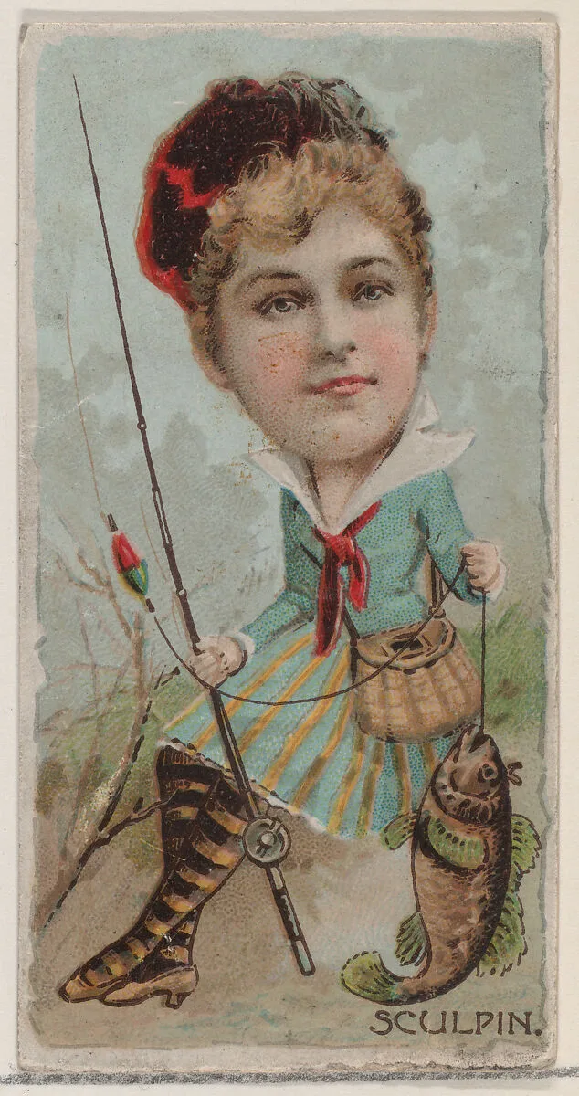 Sculpin, from the series Fishers and Fish (N74) for Duke brand cigarettes — W. Duke, Sons & Co.|Knapp & Company