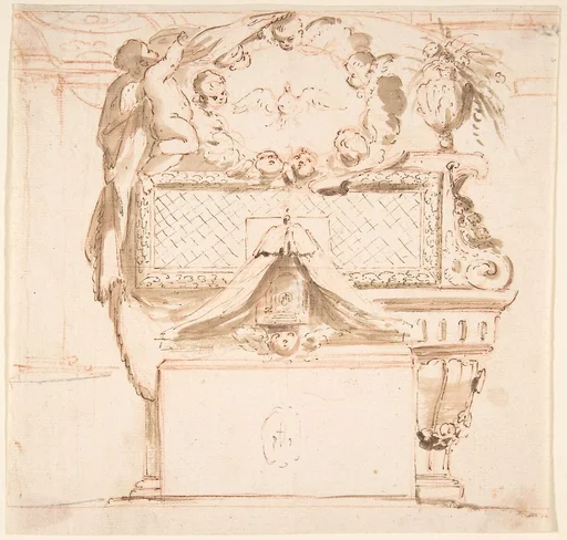 Wall Tomb with Putti