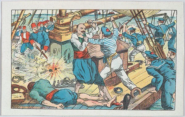 As in the times of Jean Bart, from 'Europe During the War' — Anonymous, 20th century