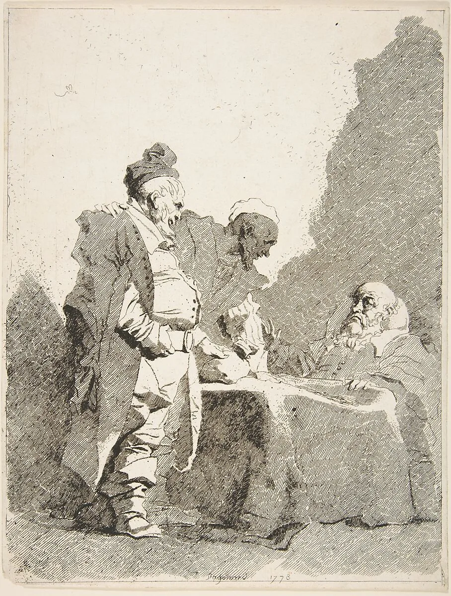 The Tax Collectors (Les Traitants) — Jean Honoré Fragonard