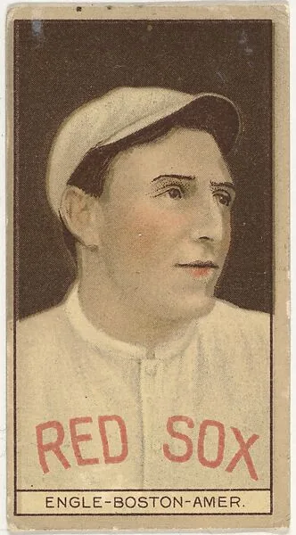 Clyde Engle, Boston, American League, from the Brown Background series (T207) for the American Tobacco Company — American Tobacco Company