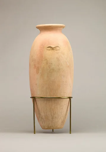 Large wavy-handled jar