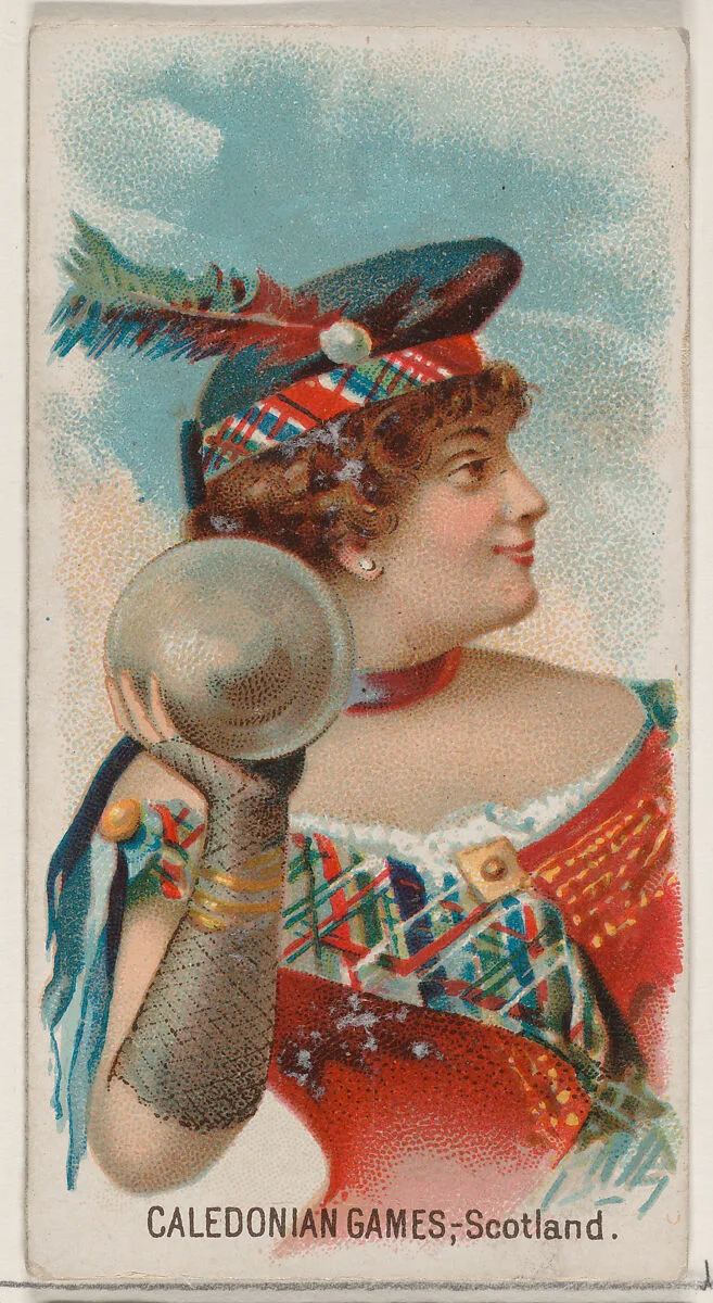 Caledonian Games, Scotland, from the Holidays series (N80) for Duke brand cigarettes — W. Duke, Sons & Co.|George S. Harris & Sons