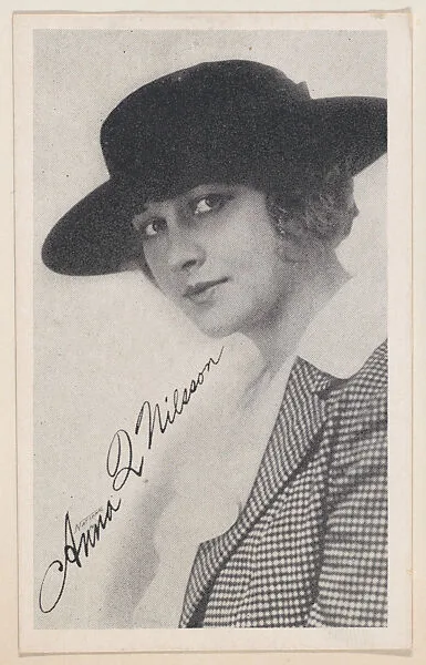 Anna Q. Nilsson from Kromo Gravure "Leading Moving Picture Stars" (W623) — Kromo Gravure Photo Company, Detroit, Michigan