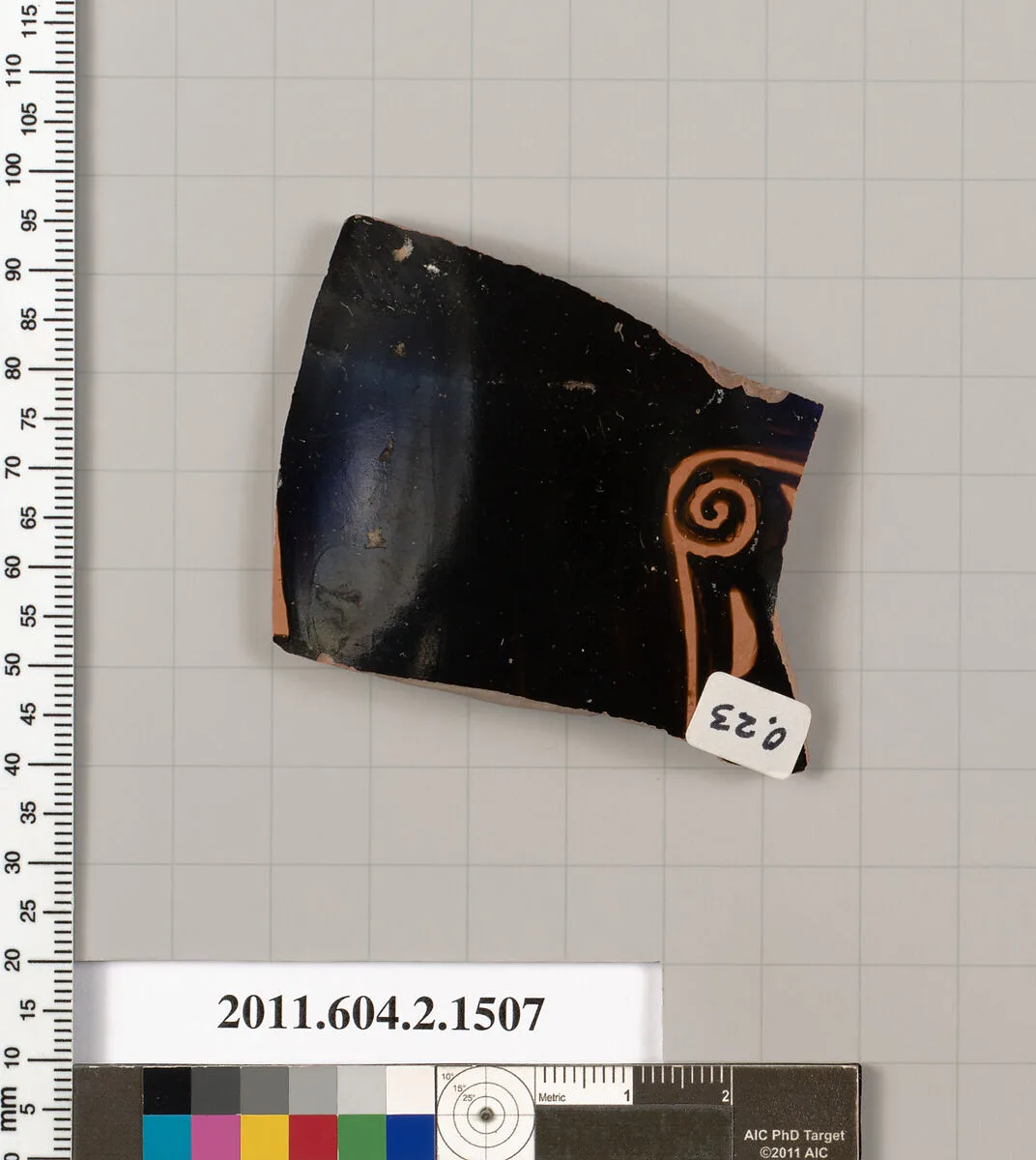 Terracotta fragment of a skyphos (deep drinking cup) — Unknown