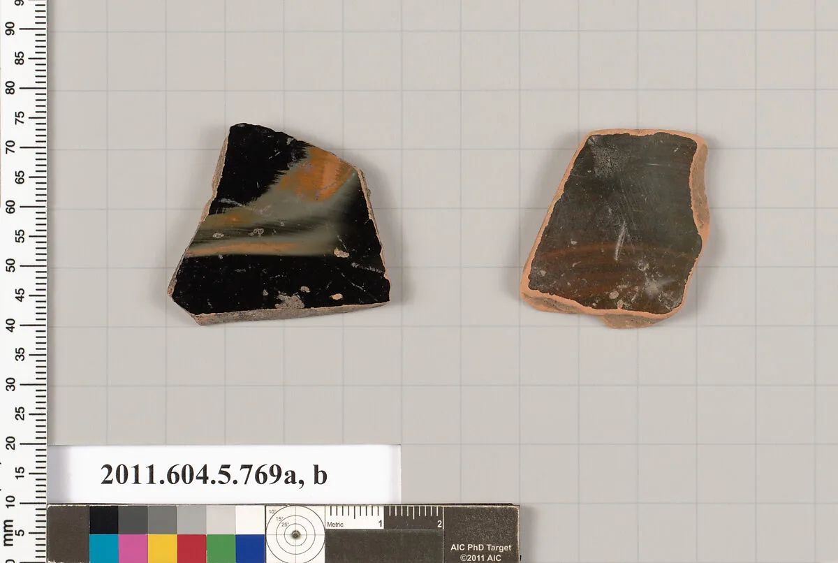Terracotta fragments of kylikes (drinking cups) — Unknown