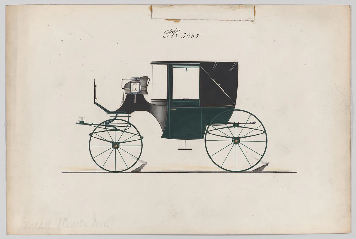 Design for Landaulet, no. 3065 — Brewster & Co.