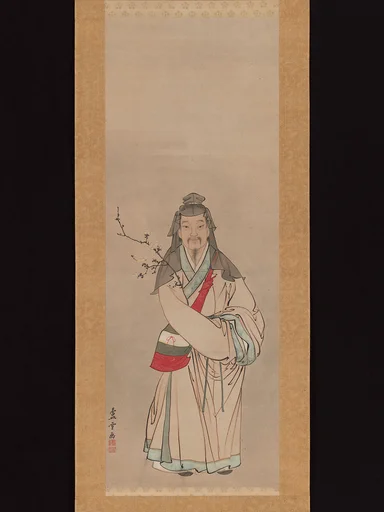 長澤蘆雪筆 渡唐天神図|Tenjin Traveling to China