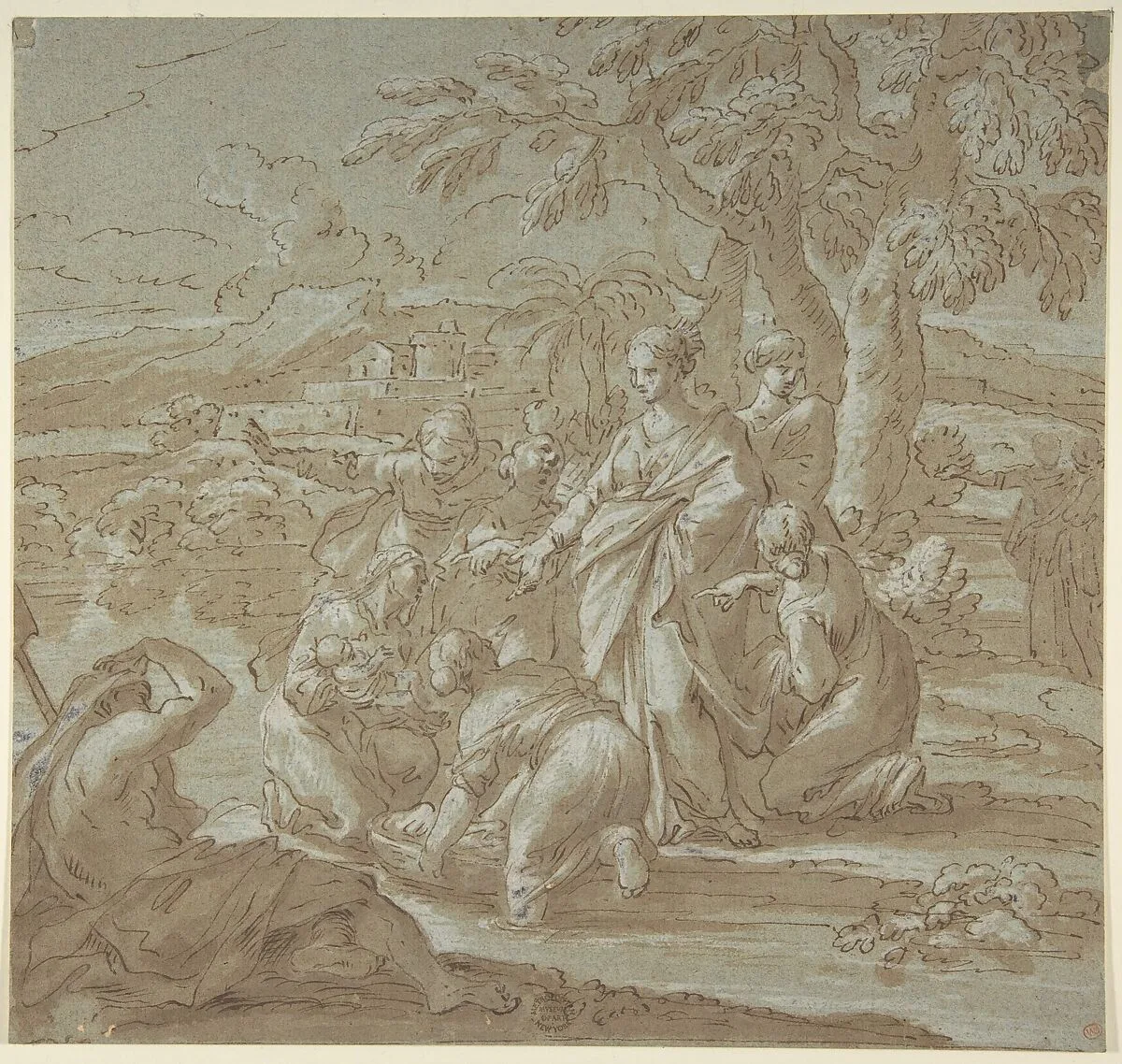 The Finding of Moses — Luigi Garzi