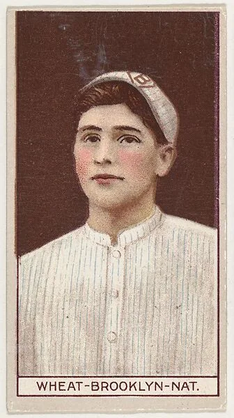 Zach Wheat, Brooklyn, National League, from the Brown Background series (T207) for the American Tobacco Company — American Tobacco Company