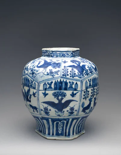 Jar with the emblem of the Order of Saint Augustine