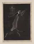 Lady in a Leopard Skin (Roshanara?) — Marius de Zayas
