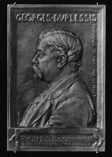 In Honor of George Duplessis, Curator of Prints, Bibliothéque National
