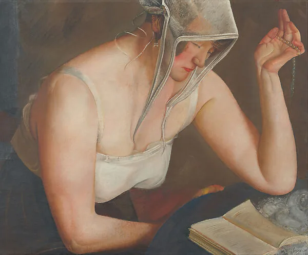 Woman Reading — Boris Grigoriev
