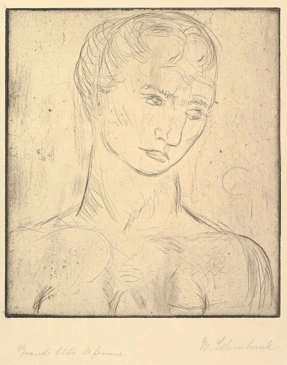 Head of a Woman (Kopf Groß) — Wilhelm Lehmbruck