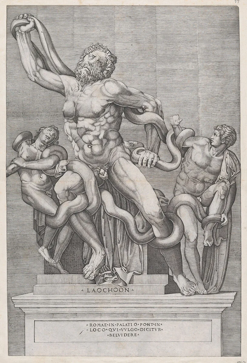 Speculum Romanae Magnificentiae: Laocoon — Nicolas Beatrizet