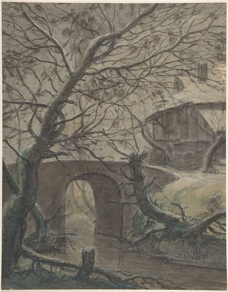 A House near a Bridge — Anthonie Waterloo