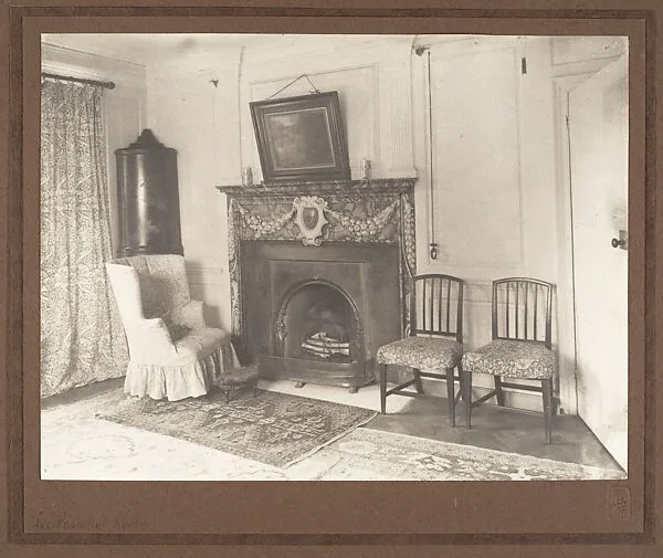 The Panelled Room — Frederick H. Evans|Unknown|Aubrey Vincent Beardsley|Frederick Colin Tilney|Ernest Radford|Theodore Watts-Dunton|Sir Sydney Cockerell