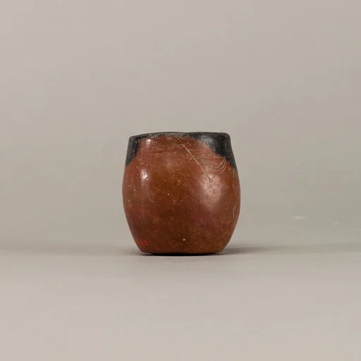 Red polished ware jar
