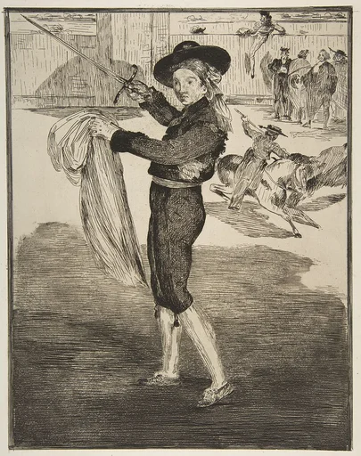 Mlle. Victorine in the Costume of an "Espada"