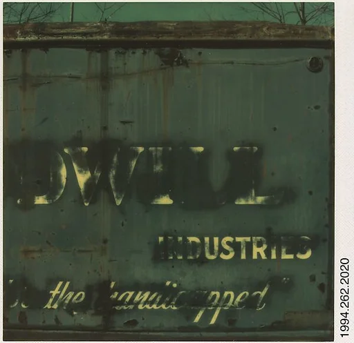 [Junked Goodwill Truck Trailer]