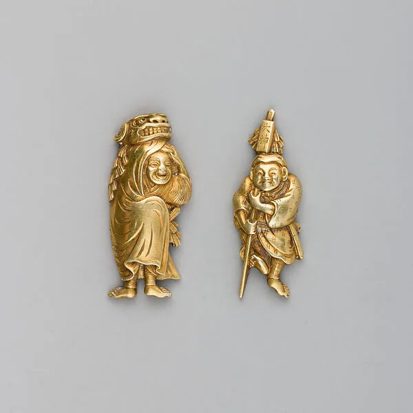 Pair of Sword-Grip Ornaments (Menuki) — Unknown