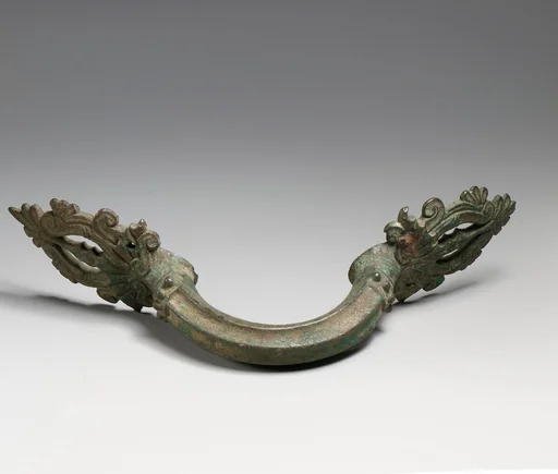 Bronze handle of a hydria (water jar)