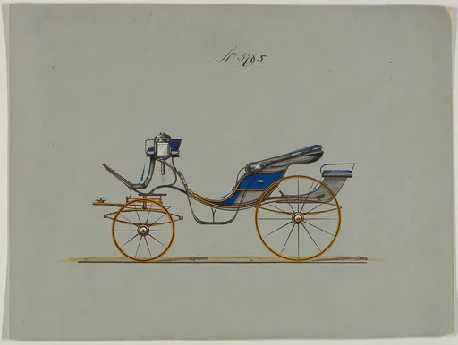 Design for Cabriolet or Victoria, no. 3785
