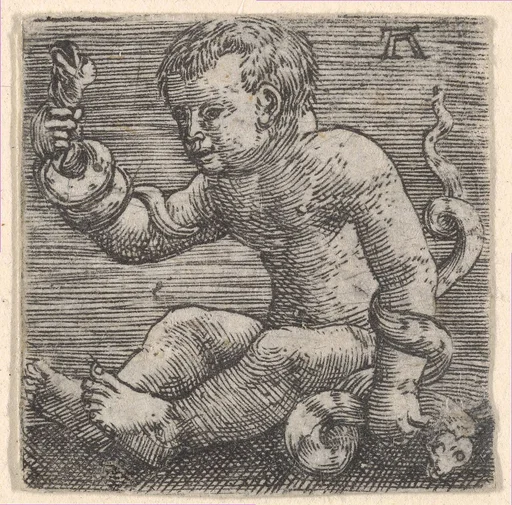 Young Hercules Killing the Snakes