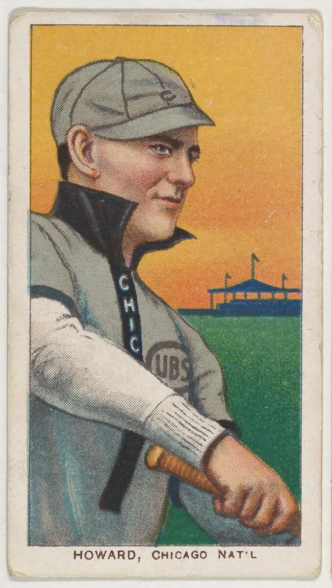 Howard, Chicago, National League, from the White Border series (T206) for the American Tobacco Company — American Tobacco Company