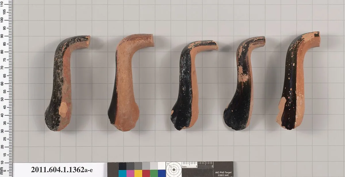 Terracotta fragments of kylikes (drinking cups) — Unknown
