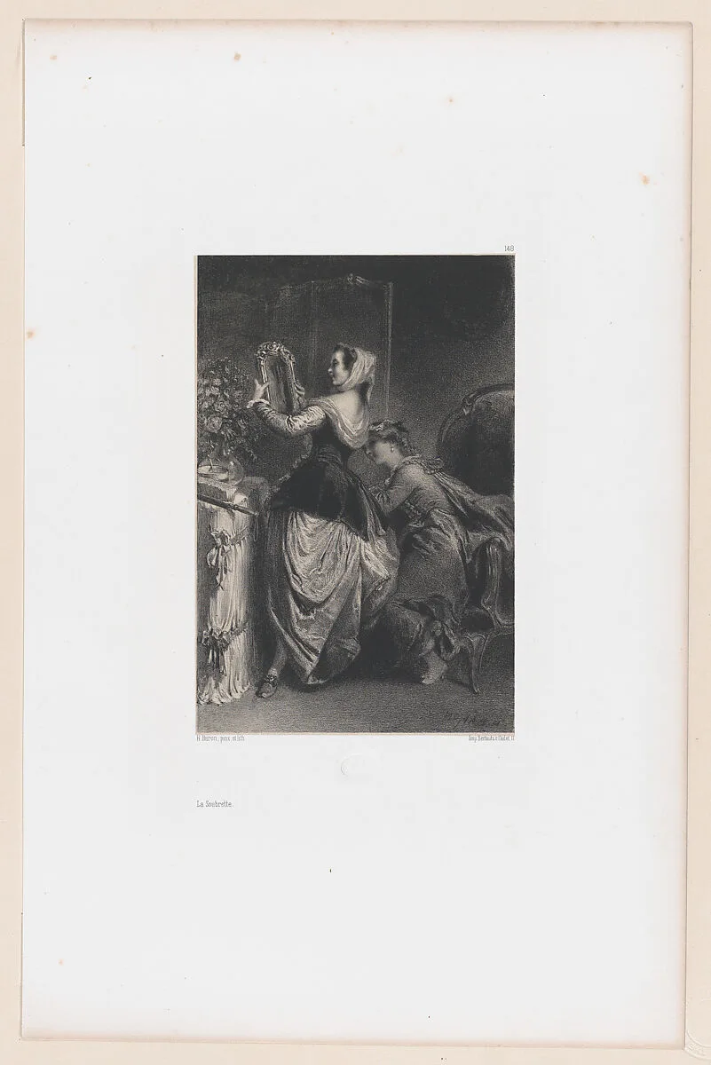 The Maid — Henri-Charles-Antoine Baron|Bertauts, P. Cadet, Paris