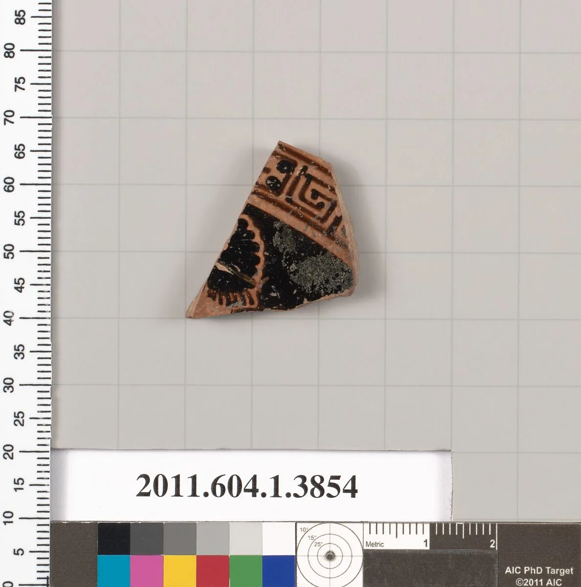 Terracotta fragment of a kylix (drinking cup) — Unknown