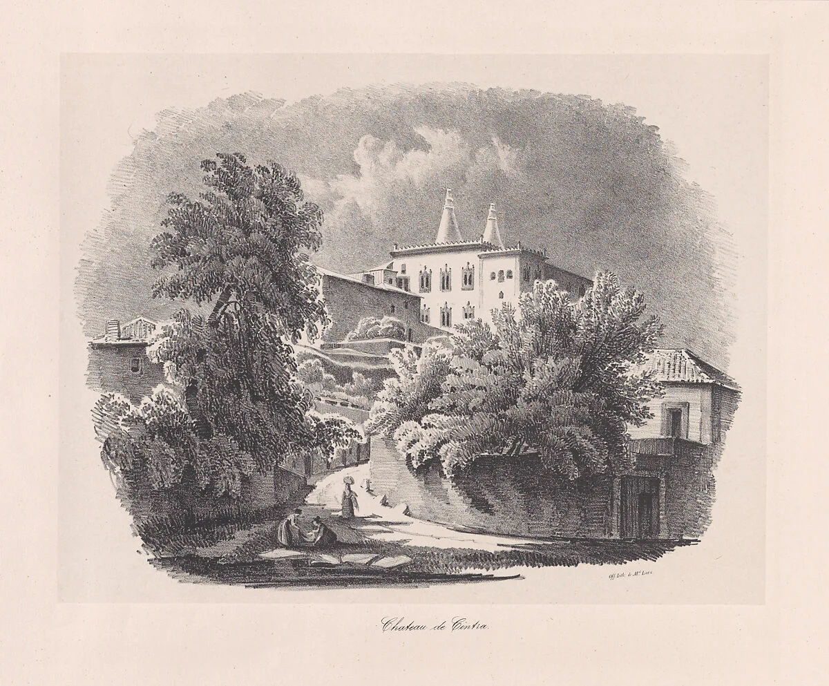 View of Sintra with what is now the National Palace in the background — Clementine de Brelaz|Manuel Luis