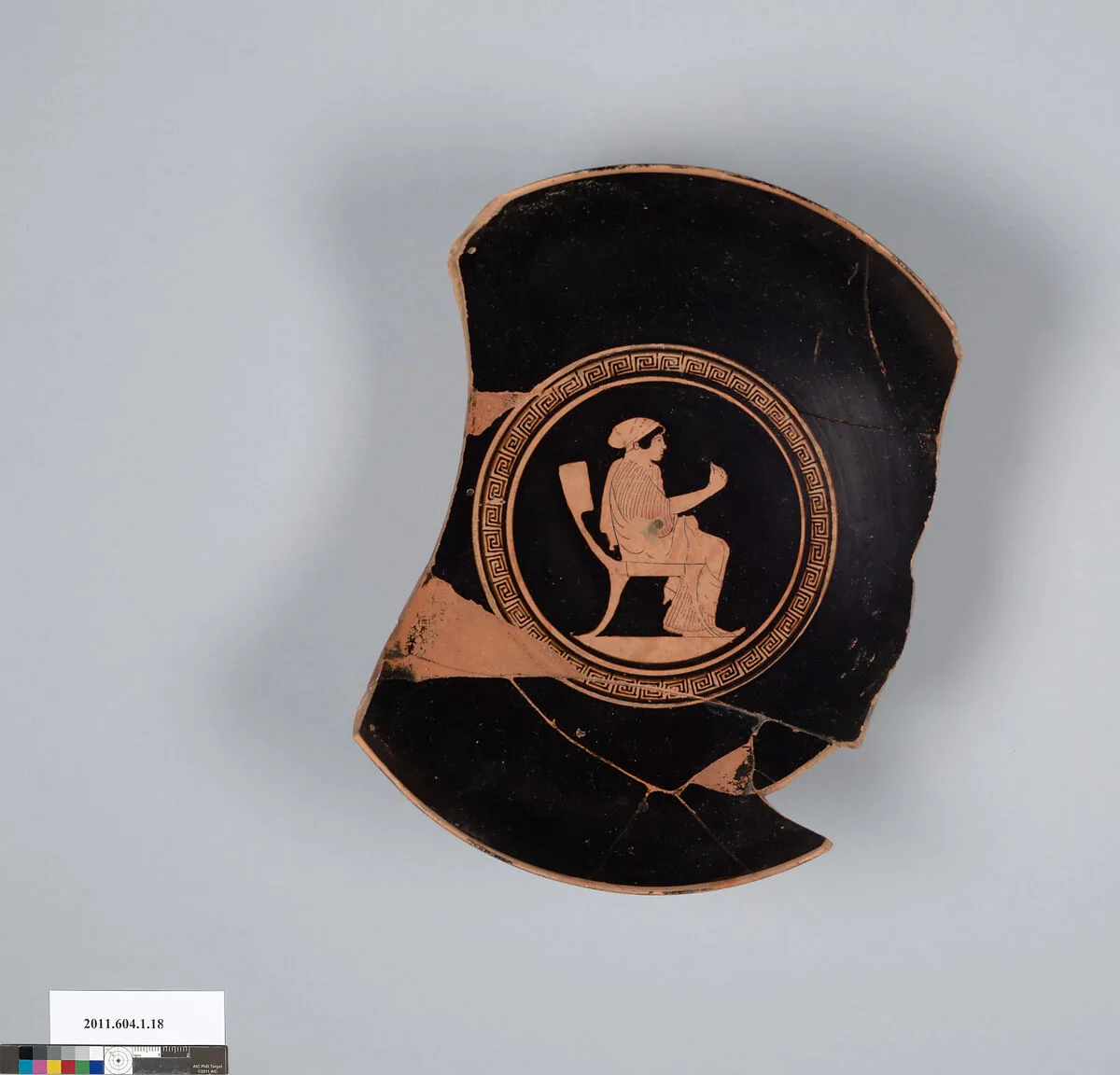 Terracotta fragments of a kylix (drinking cup) — Unknown