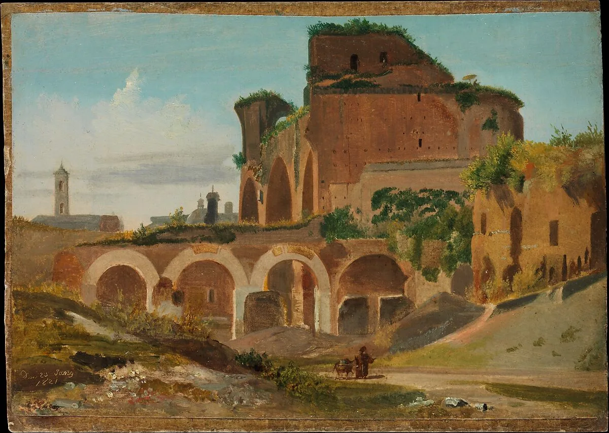The Basilica of Constantine, Rome — Johann Adam Klein