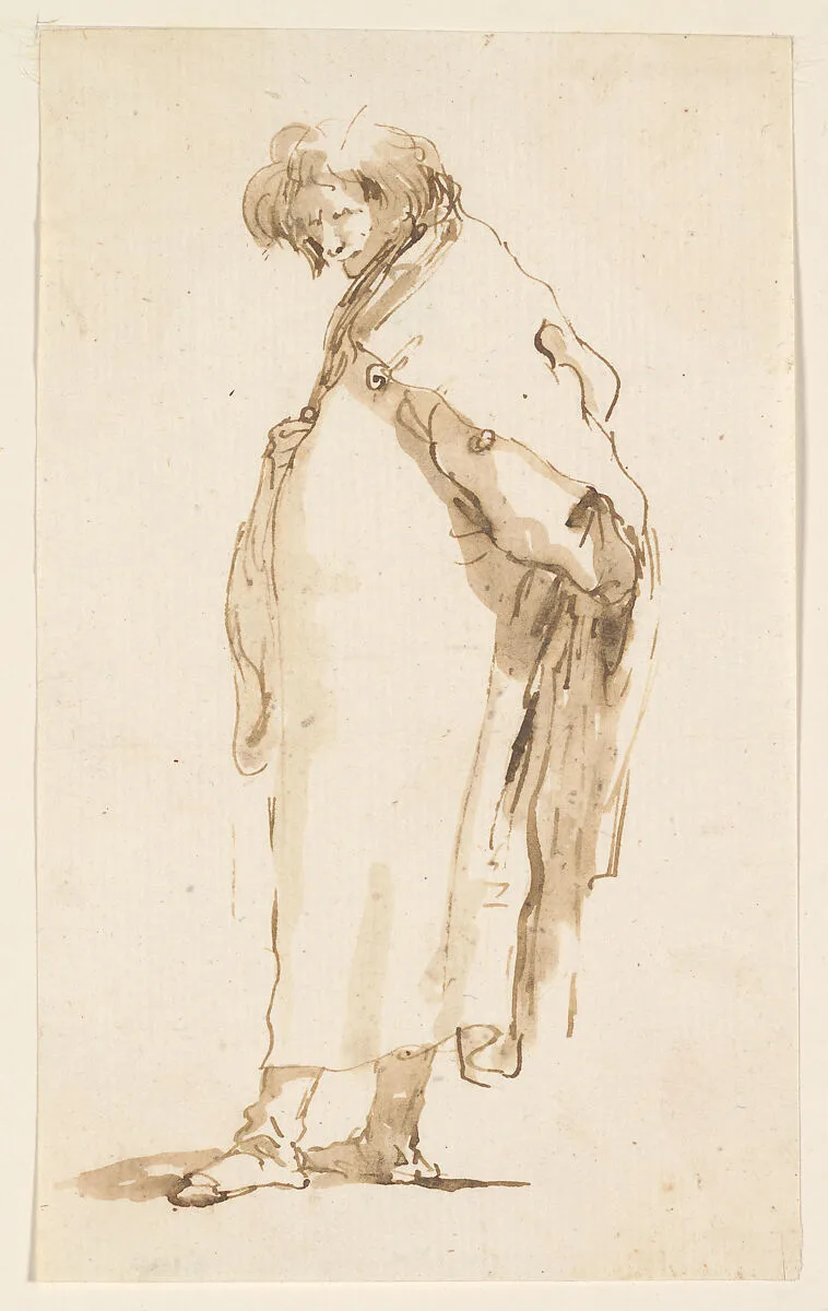 Standing Man, Turned to the Left — Giovanni Battista Tiepolo