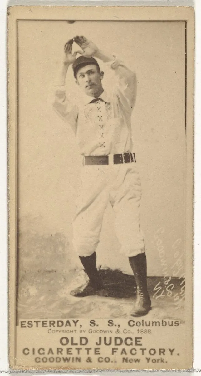 Henry P. Easterday, Shortstop, Cleveland, from the Old Judge series (N172) for Old Judge Cigarettes — Goodwin & Company
