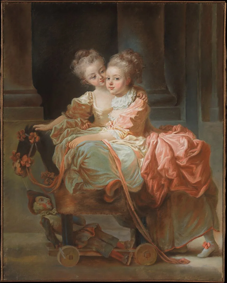 The Two Sisters — Jean Claude Richard, Abbé de Saint-Non