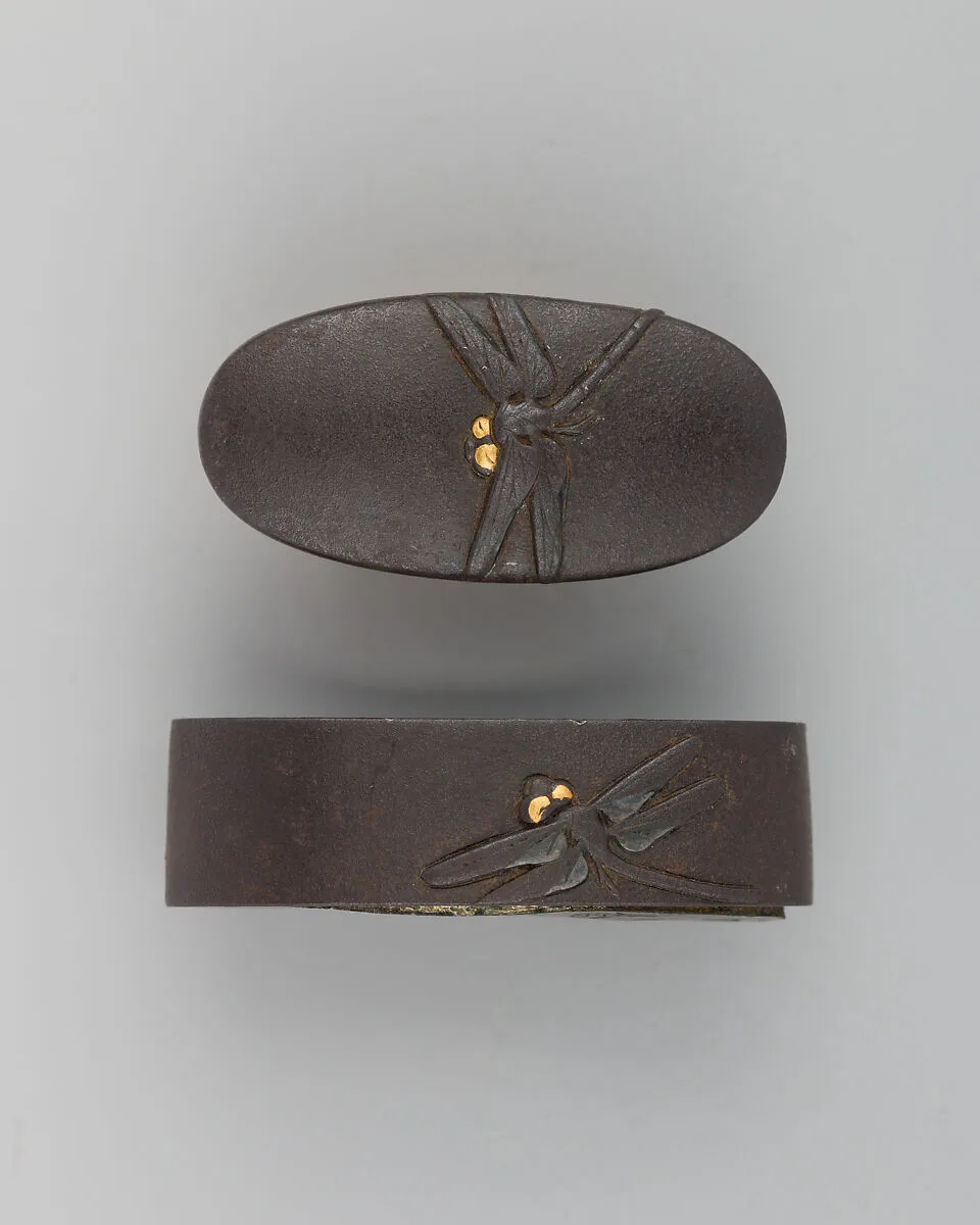 Sword-Hilt Collar and Pommel (Fuchigashira) — Unknown