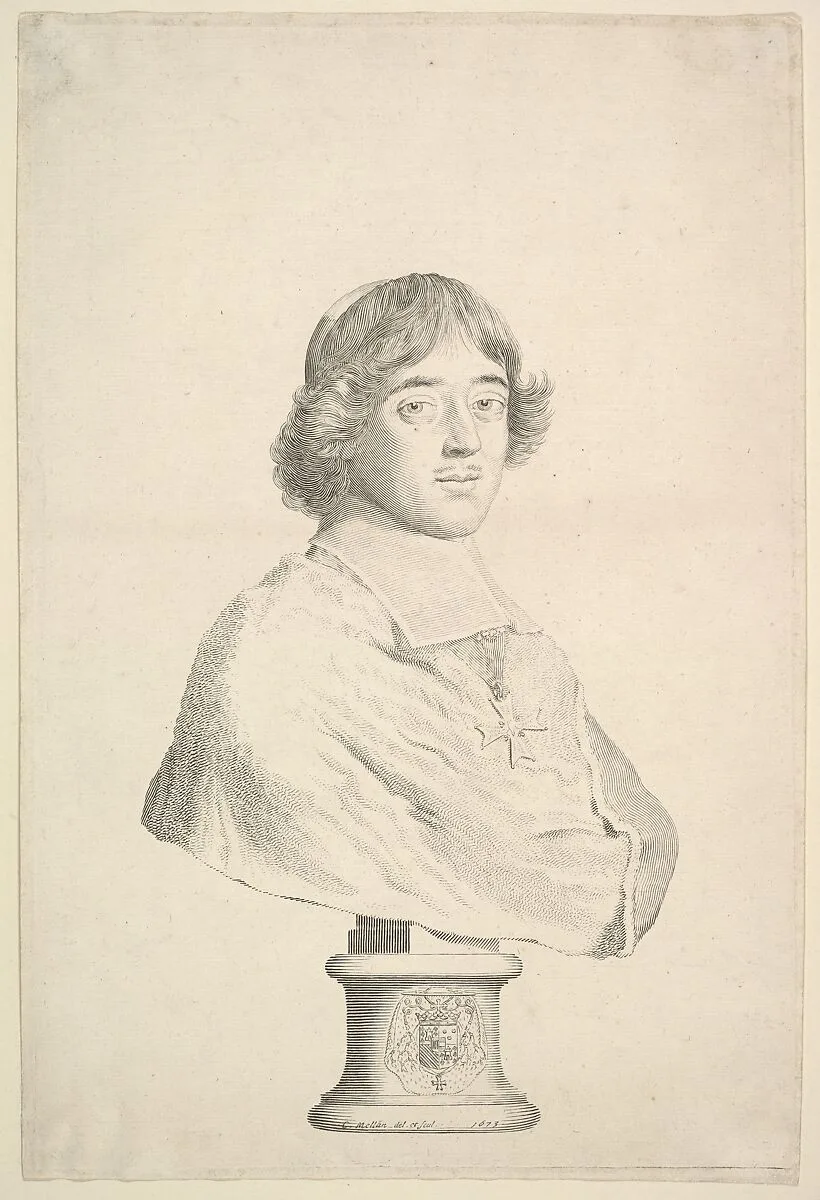 Emmanuel-Théodose de La Tour d'Auvergne, duc d'Albret et cardinal de Bouillon — Claude Mellan|Emmanuel-Théodose de La Tour d'Auvergne