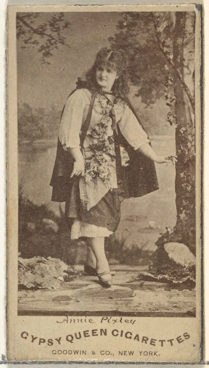 Annie Pixley, from the Actors and Actresses series (N171) for Gypsy Queen Cigarettes — Goodwin & Company