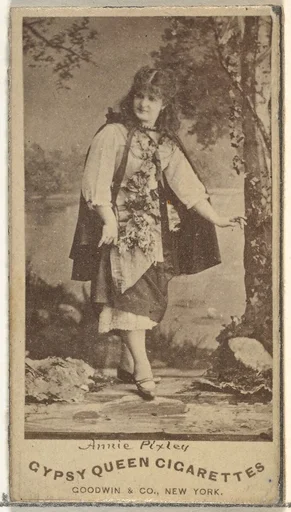 Annie Pixley, from the Actors and Actresses series (N171) for Gypsy Queen Cigarettes