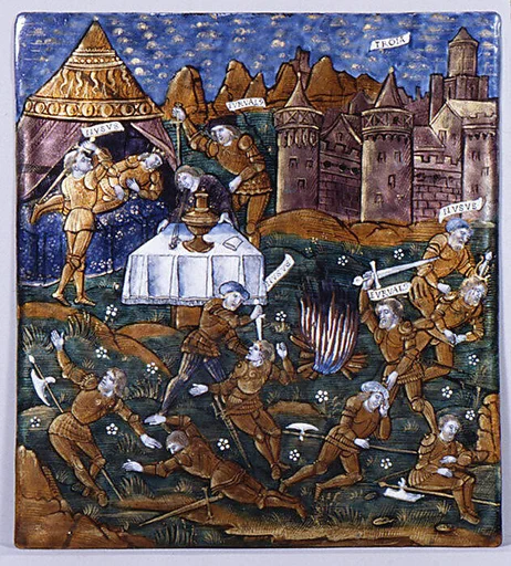Nisus and Euryalus Surprise the Rutuli in their Camp (Aeneid, Book IX)