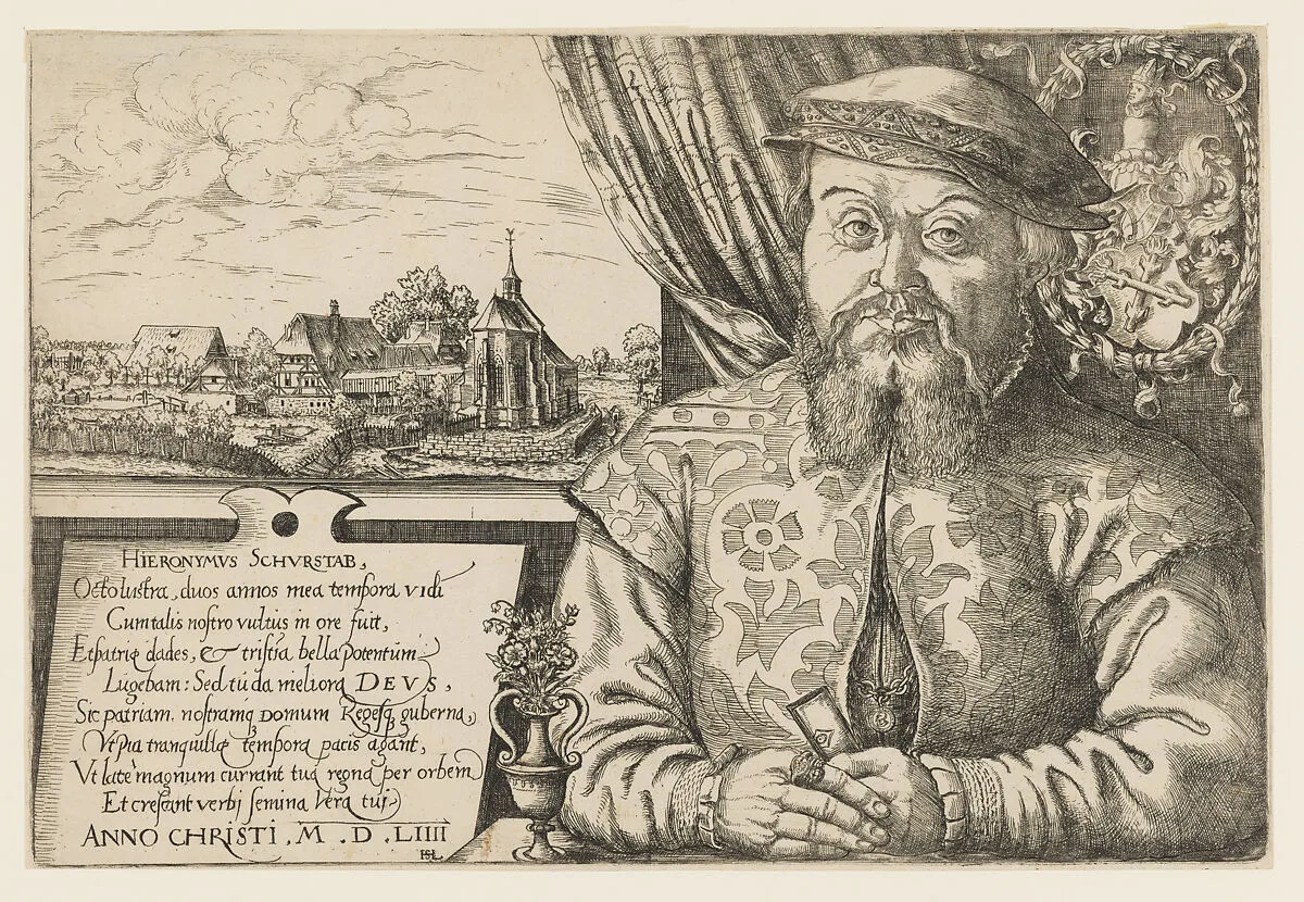 Portrait of Hieronymus Schürstab — Hanns Lautensack