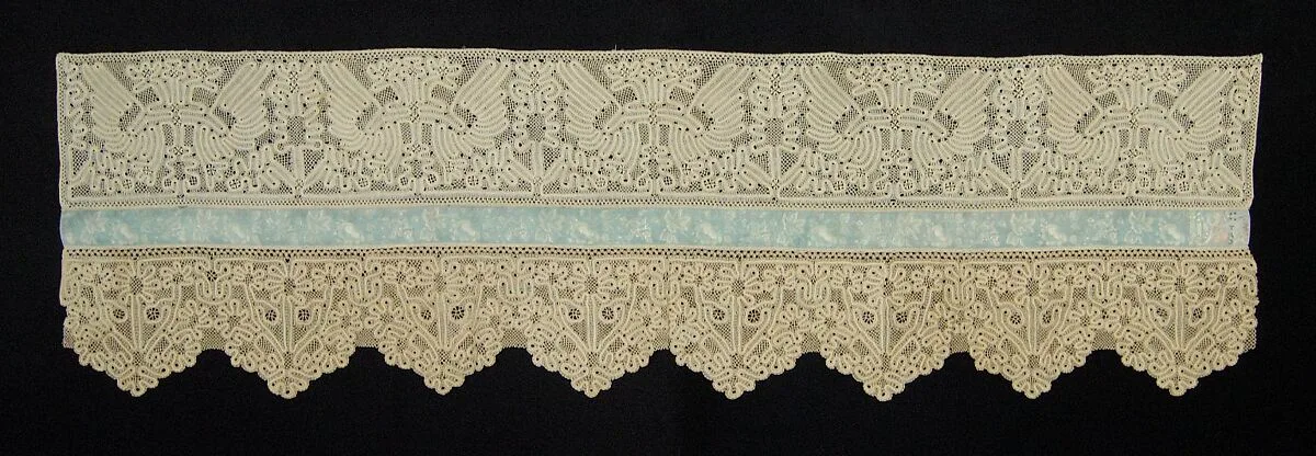 Bed curtain border — Unknown