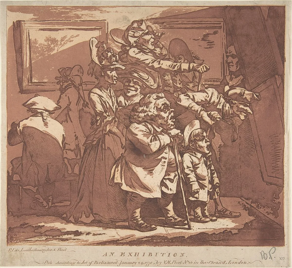 An Exhibition — Philippe Jacques de Loutherbourg|Victor Marie Picot