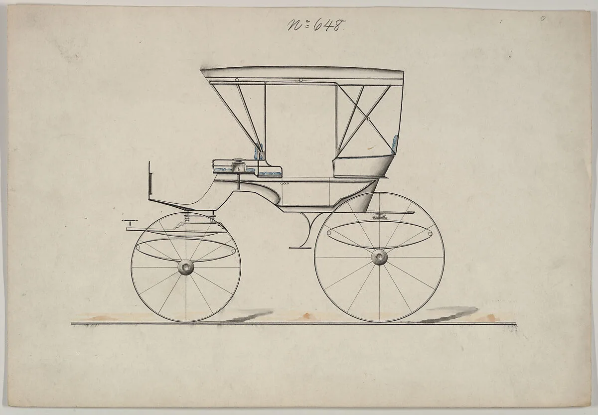 Design for Park Phaeton, no. 648 — Brewster & Co.